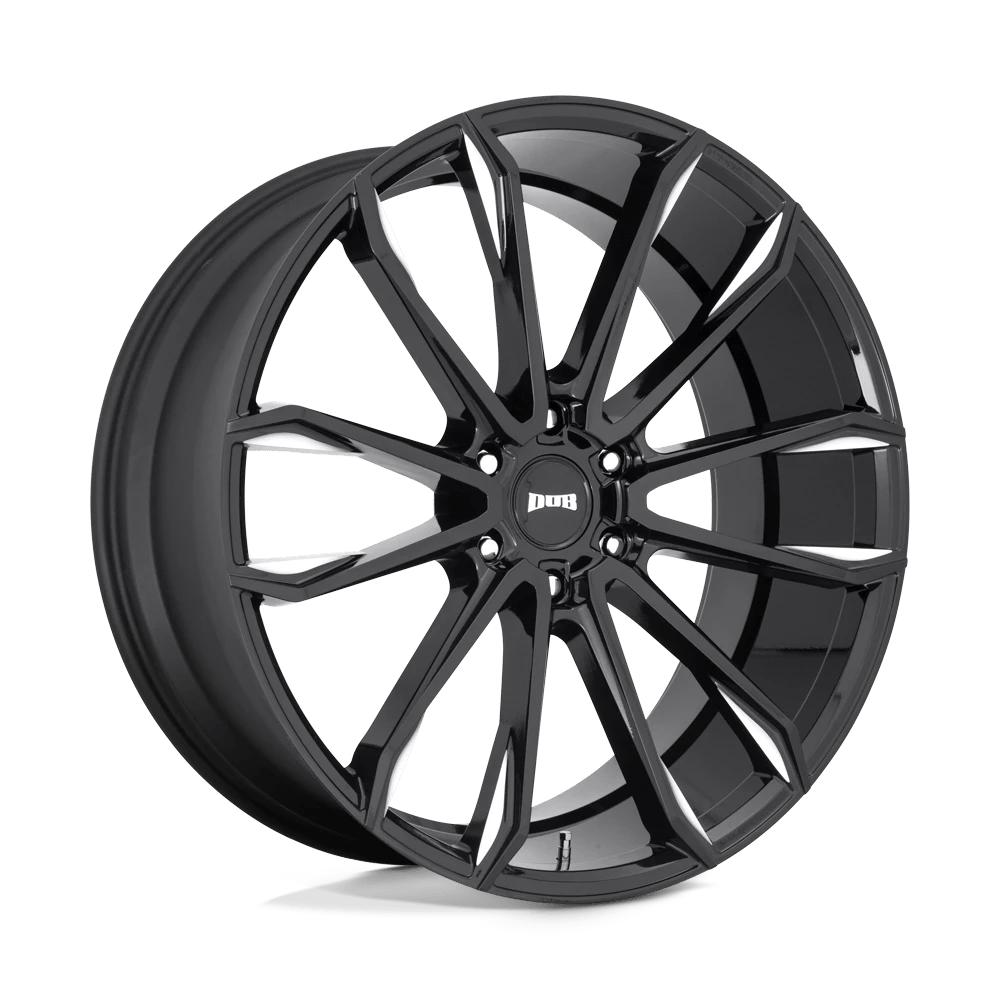 DUB 1PC S252 CLOUT Wheel | Gloss Black Milled