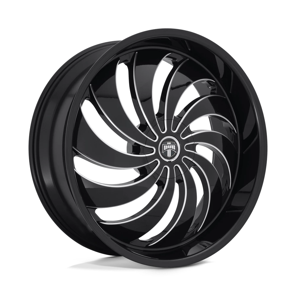 DUB 1PC S242 COJONES Wheel | Gloss Black Milled