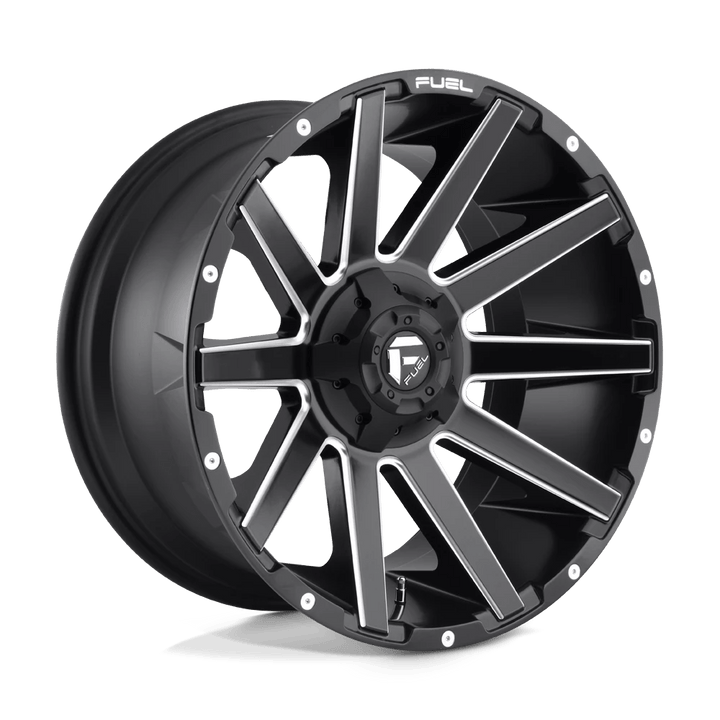 Fuel 1PC D616 CONTRA Wheel | Matte Black Milled