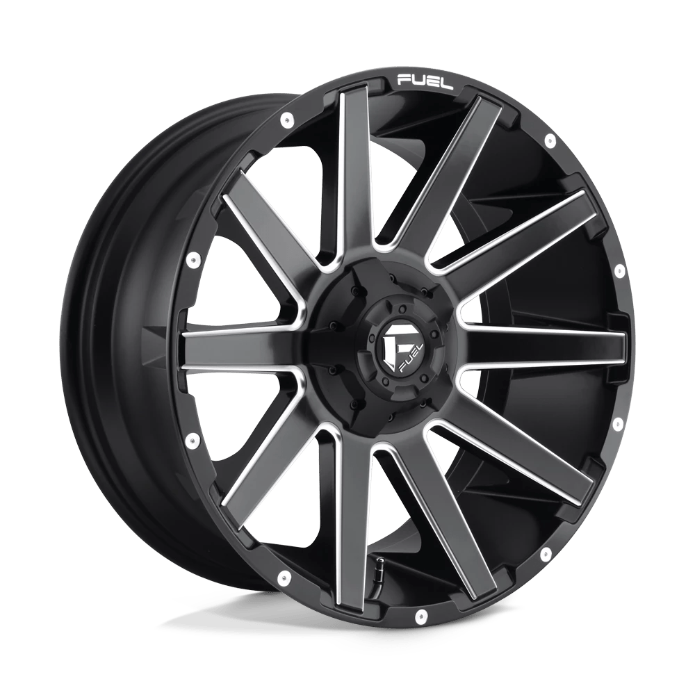 Fuel 1PC D616 CONTRA Wheel | Matte Black Milled