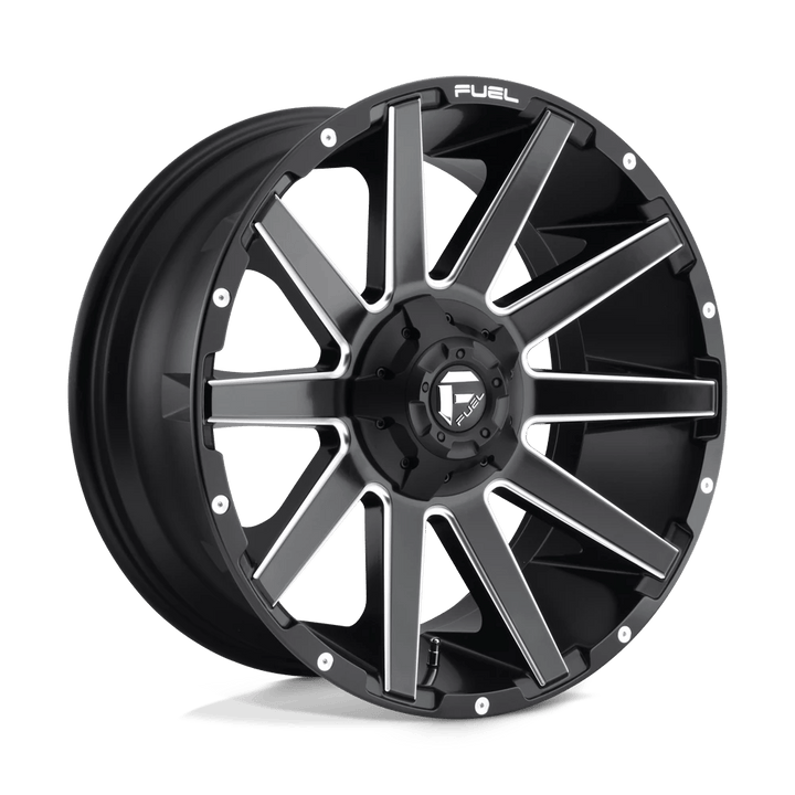 Fuel 1PC D616 CONTRA Wheel | Matte Black Milled