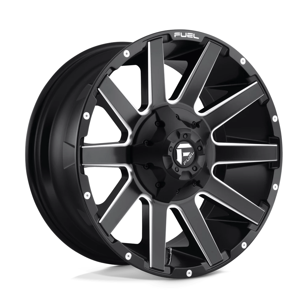 Fuel 1PC D616 CONTRA Wheel | Matte Black Milled