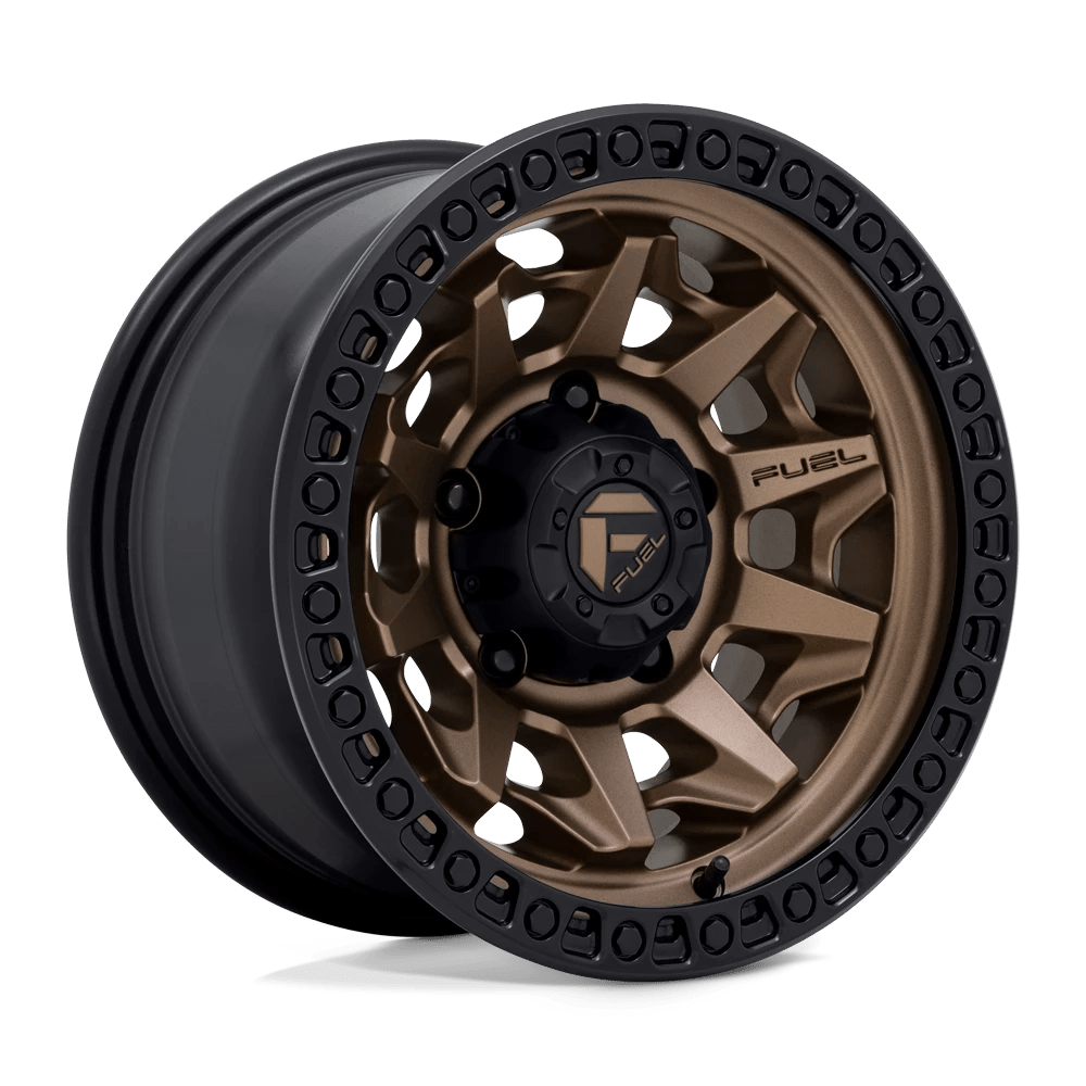 Fuel 1PC D696 COVERT Wheel | Matte Bronze Black Bead Ring