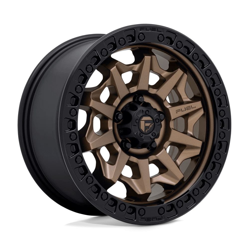 Fuel 1PC D696 COVERT Wheel | Matte Bronze Black Bead Ring