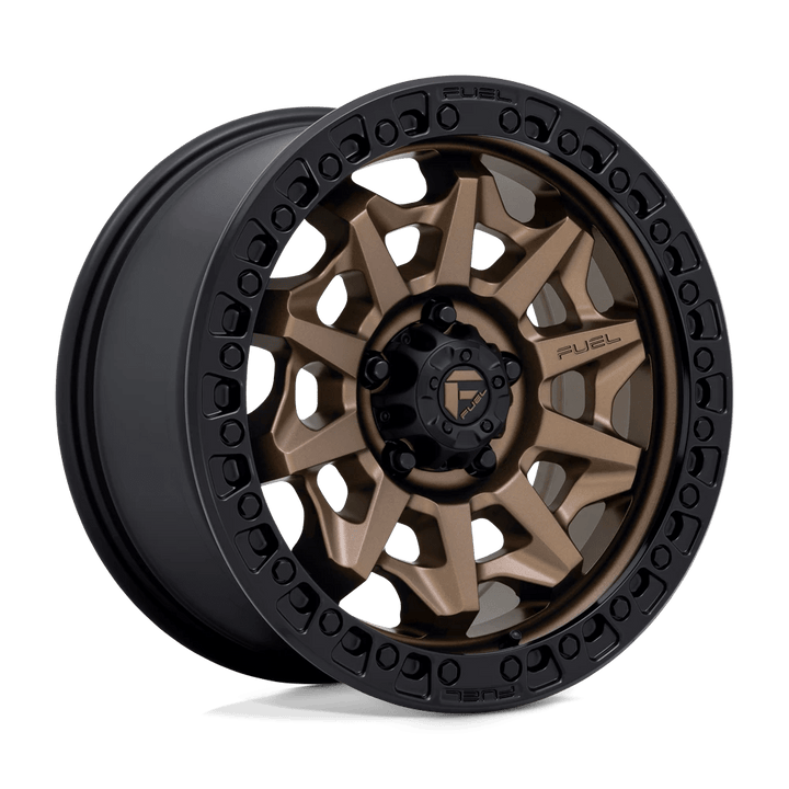 Fuel 1PC D696 COVERT Wheel | Matte Bronze Black Bead Ring