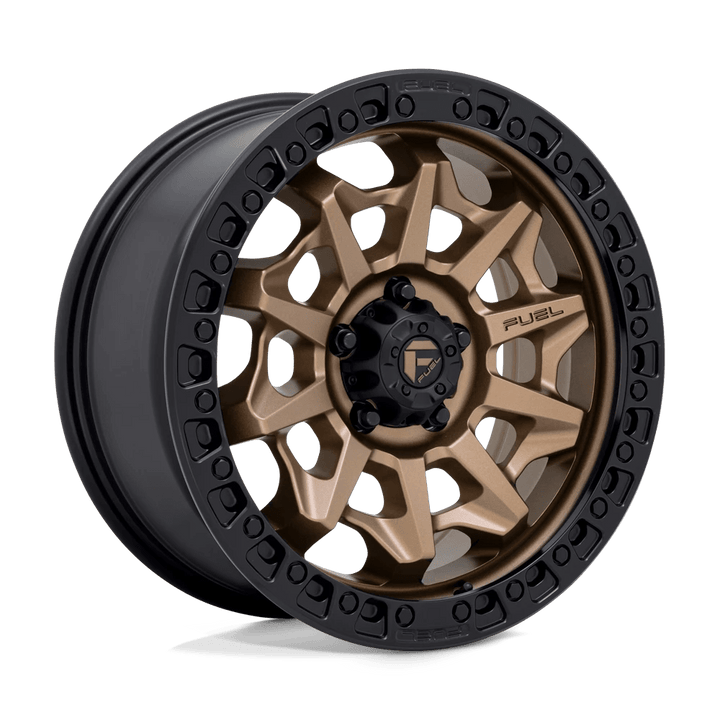 Fuel 1PC D696 COVERT Wheel | Matte Bronze Black Bead Ring