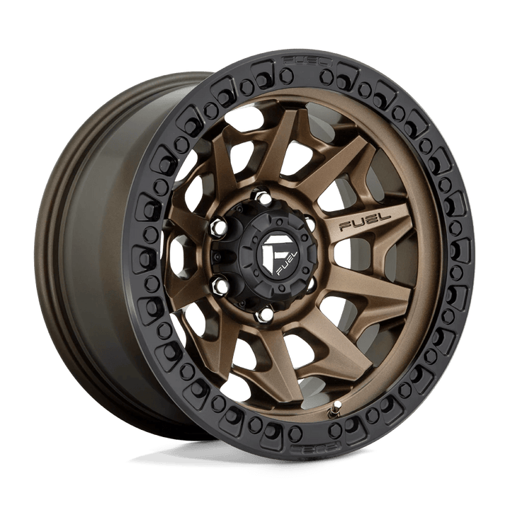 Fuel 1PC D696 COVERT Wheel | Matte Bronze Black Bead Ring