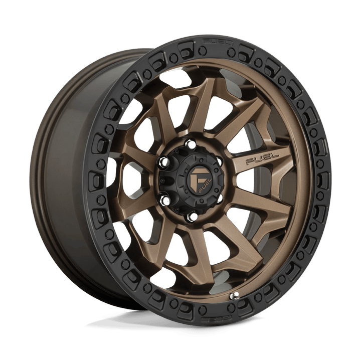 Fuel 1PC D696 COVERT Wheel | Matte Bronze Black Bead Ring