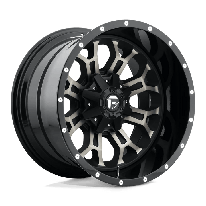 Fuel 1PC D561 CRUSH Wheel | Gloss Machined Double Dark Tint