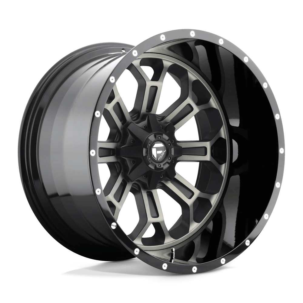 Fuel 1PC D561 CRUSH Wheel | Gloss Machined Double Dark Tint