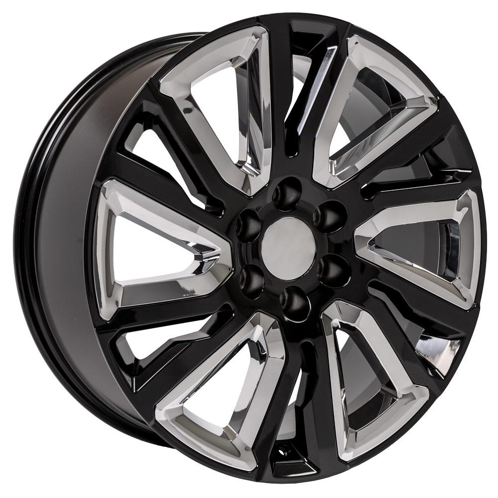 OE CV39 Replica Wheel | Black and Chrome