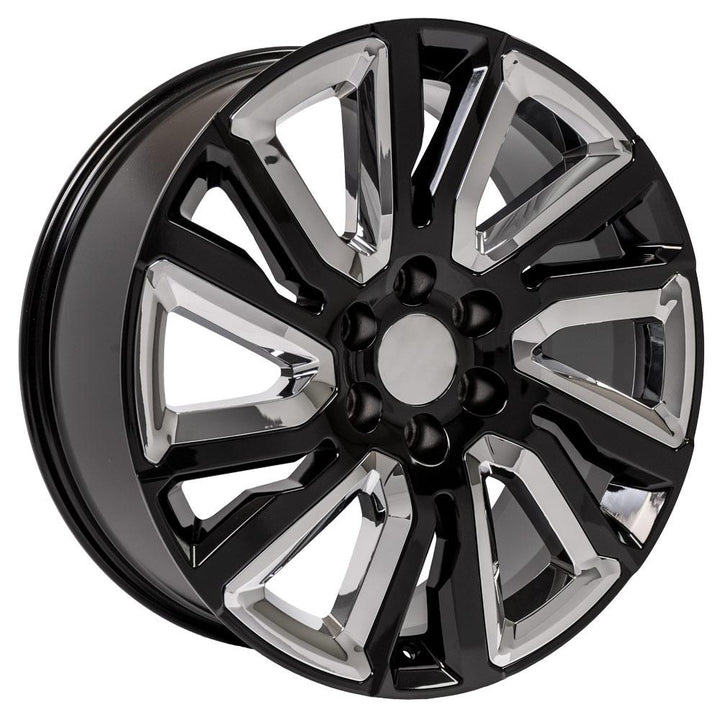 OE CV39 Replica Wheel | Black and Chrome