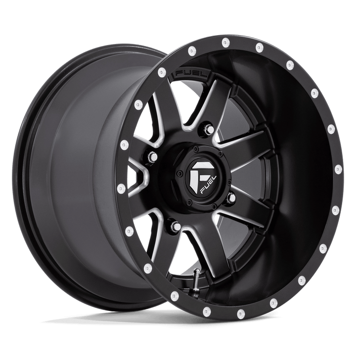 Fuel UTV D538 MAVERICK Wheel | Matte Black Milled