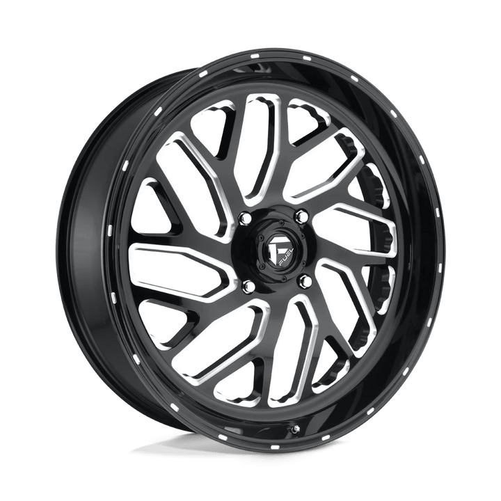 Fuel UTV D581 TRITON Wheel | Gloss Black Milled