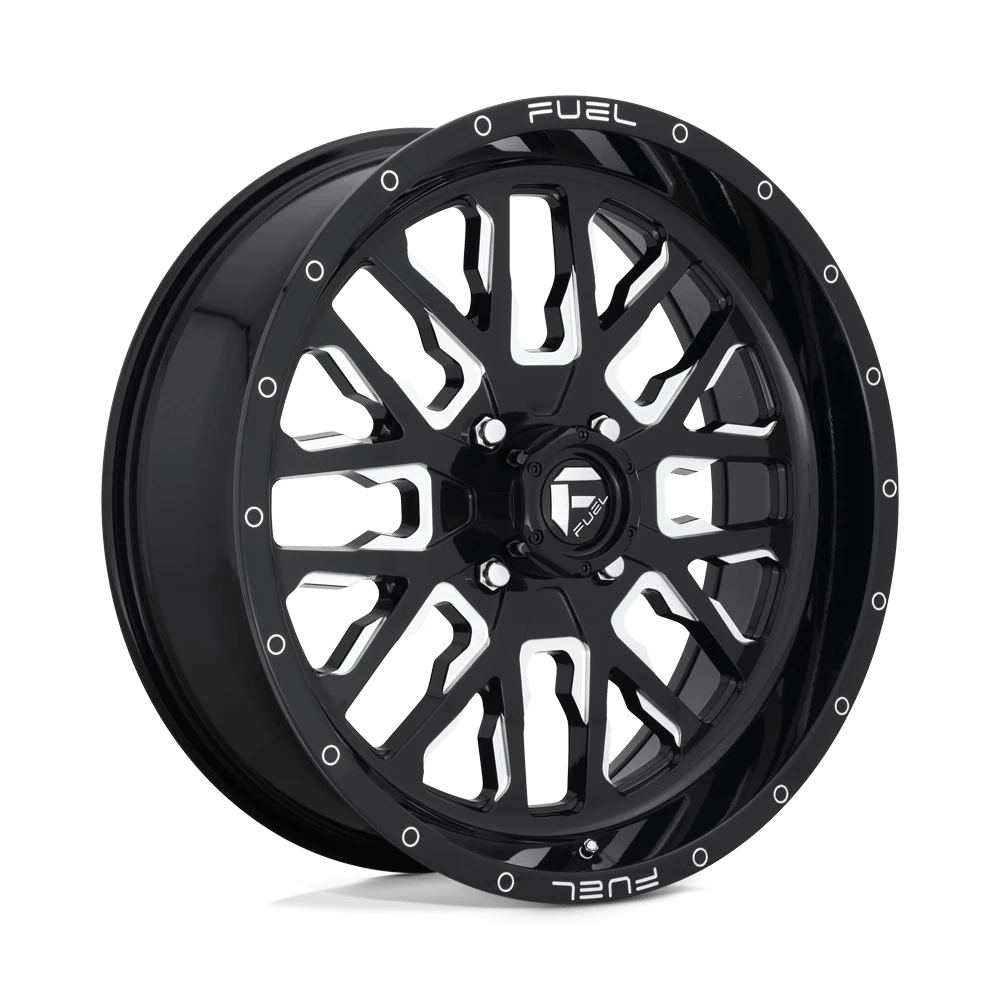 Fuel UTV D611 STROKE Wheel | Gloss Black Milled