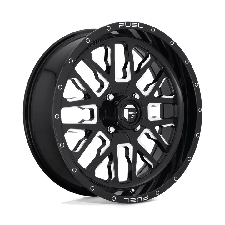 Fuel UTV D611 STROKE Wheel | Gloss Black Milled
