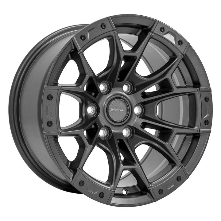 DEFIANT DF04 Wheel | Dark Matte Charcoal