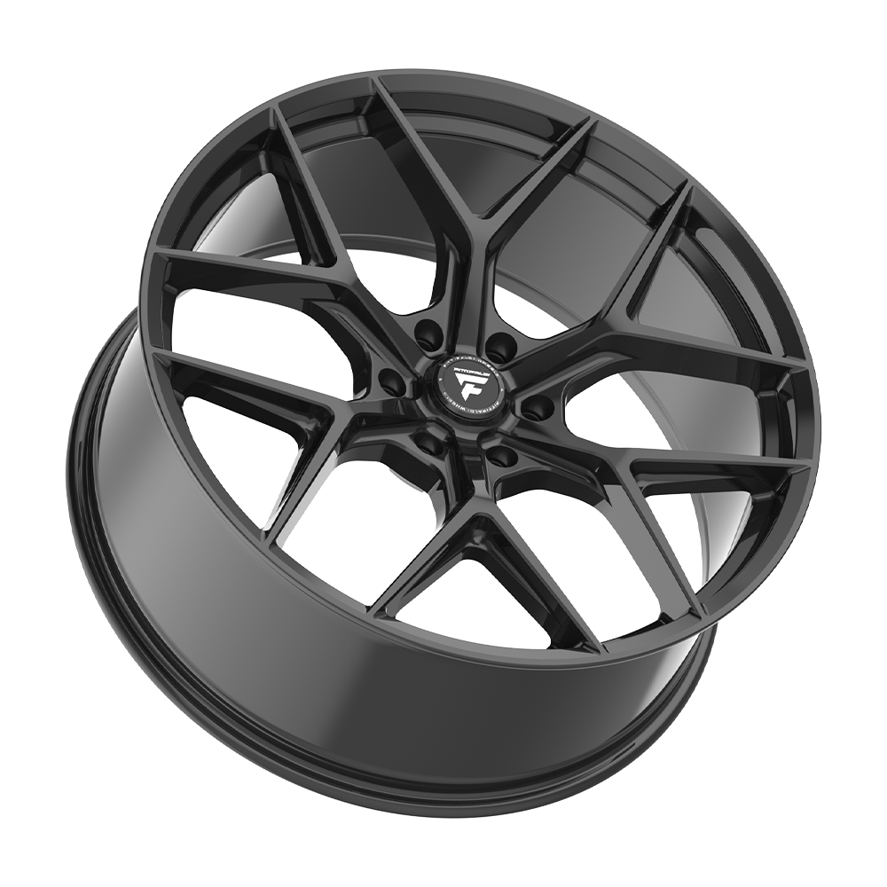 Fittipaldi FS374B 24x10 Gloss Black Wheel