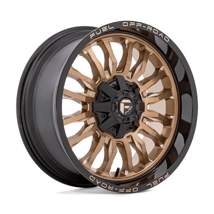 Fuel 1PC D797 ARC Wheel | Platinum Bronze W/ Black Lip