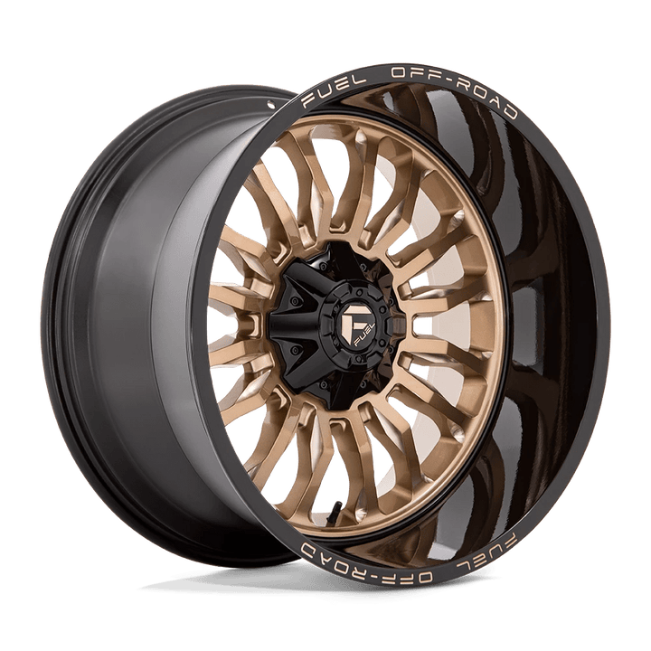 Fuel 1PC D797 ARC Wheel | Platinum Bronze W/ Black Lip