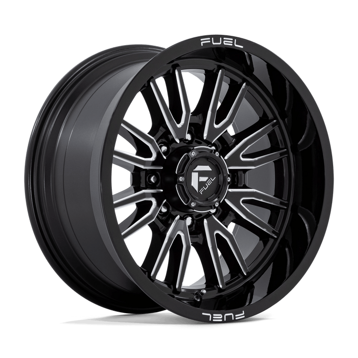 Fuel 1PC D761 CLASH Wheel | Gloss Black Milled