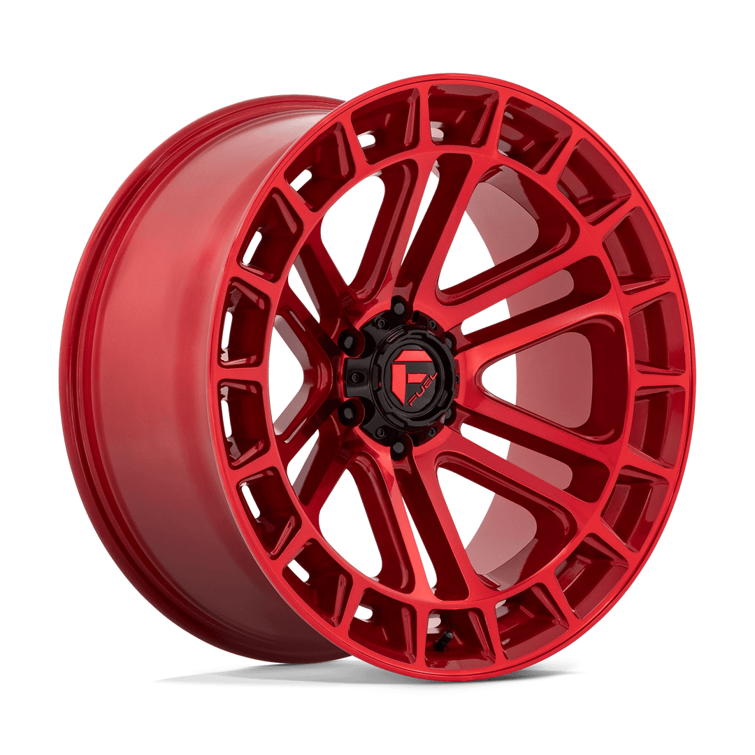 Fuel 1PC D719 HEATER Wheel | Candy Red Machined