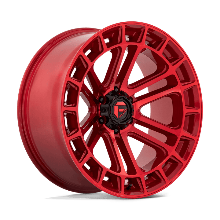 Fuel 1PC D719 HEATER Wheel | Candy Red Machined