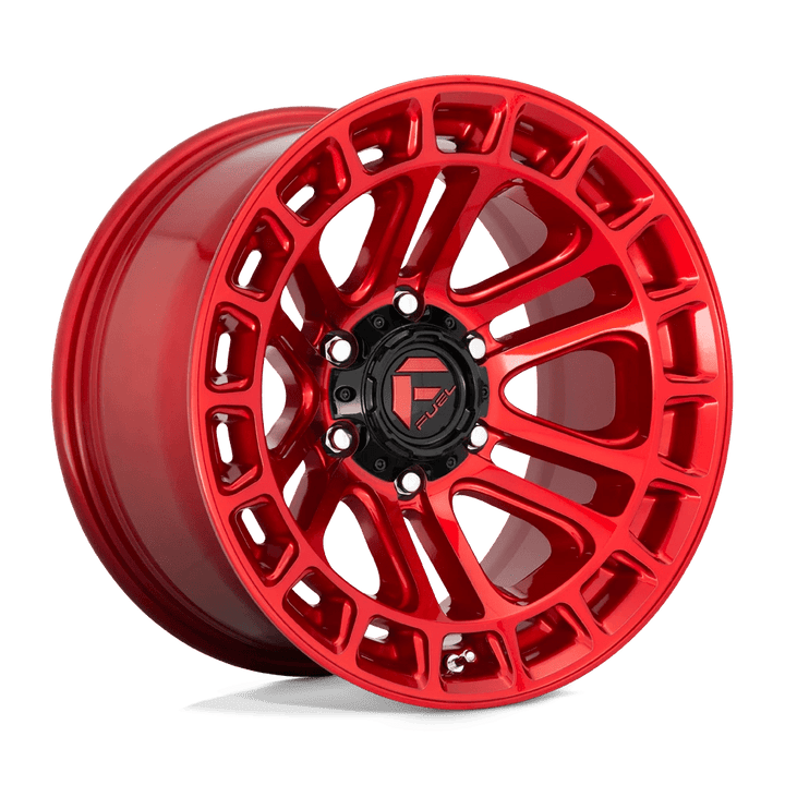 Fuel 1PC D719 HEATER Wheel | Candy Red Machined