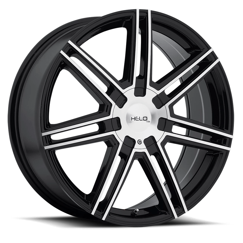 Helo HE884 Wheel | Gloss Black W/ Machined Face