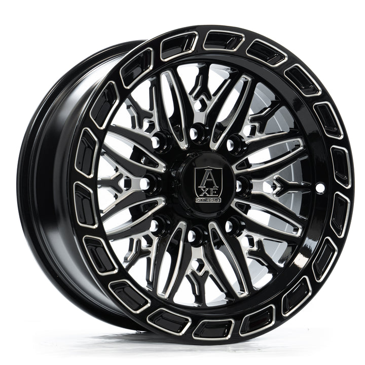 AXE HYPNOS UTV Wheel | Gloss Black Milled