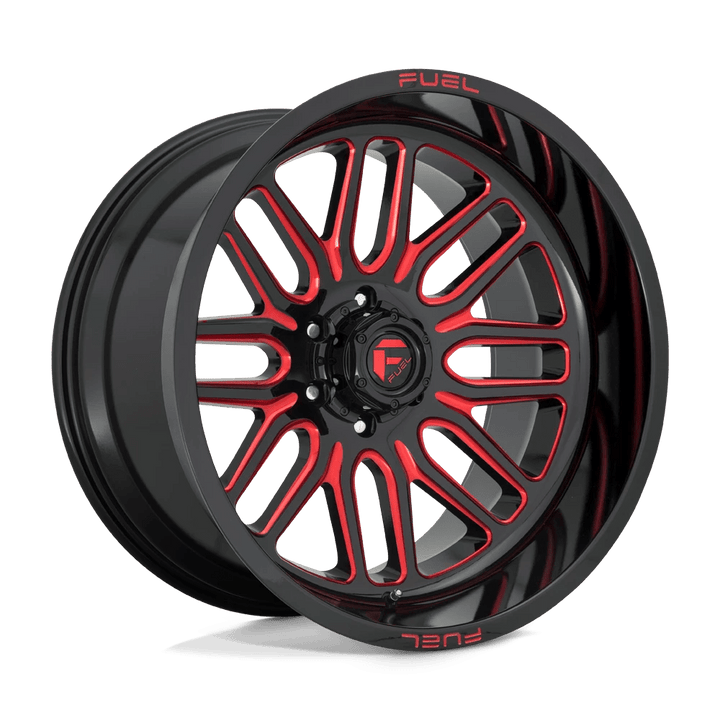 Fuel 1PC D663 IGNITE Wheel | Gloss Black Red Tinted Clear