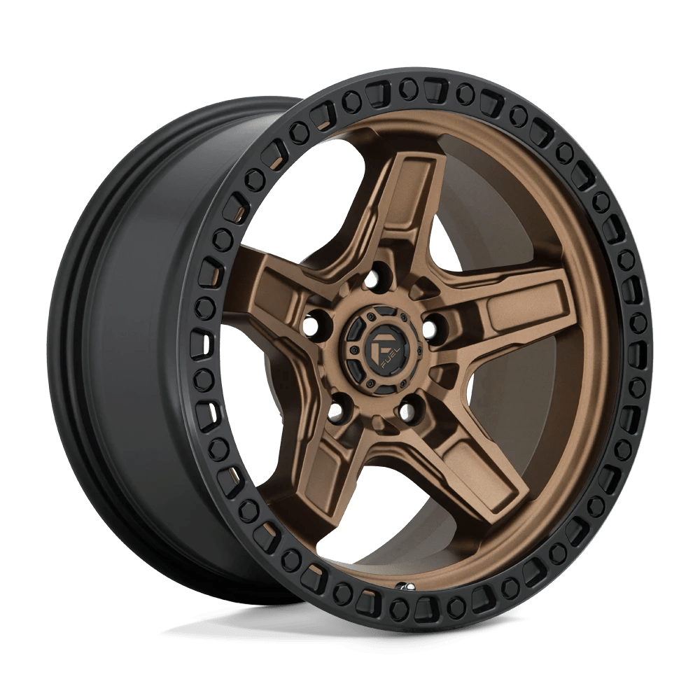 Fuel 1PC D699 KICKER Wheel | Matte Bronze Black Bead Ring