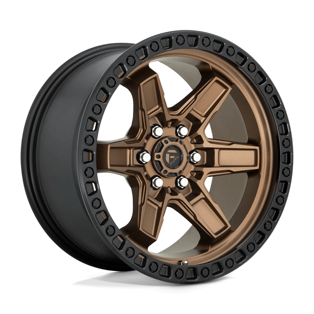 Fuel 1PC D699 KICKER Wheel | Matte Bronze Black Bead Ring