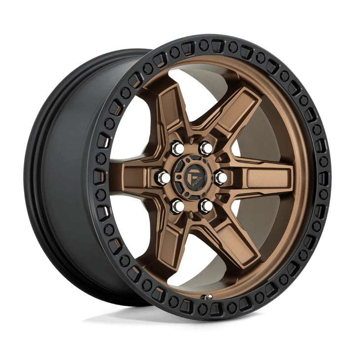Fuel 1PC D699 KICKER Wheel | Matte Bronze Black Bead Ring