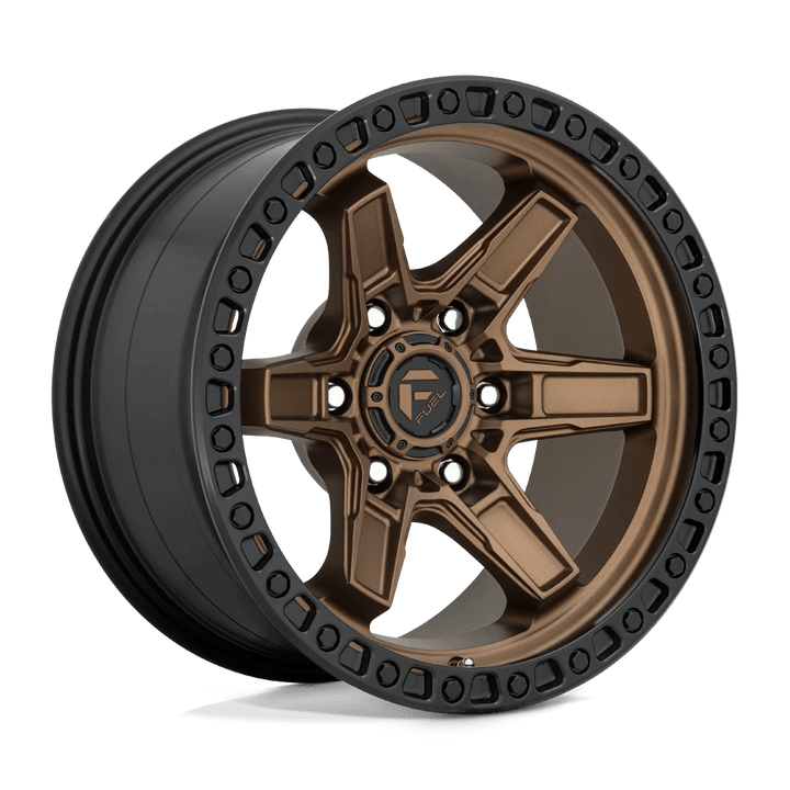 Fuel 1PC D699 KICKER Wheel | Matte Bronze Black Bead Ring