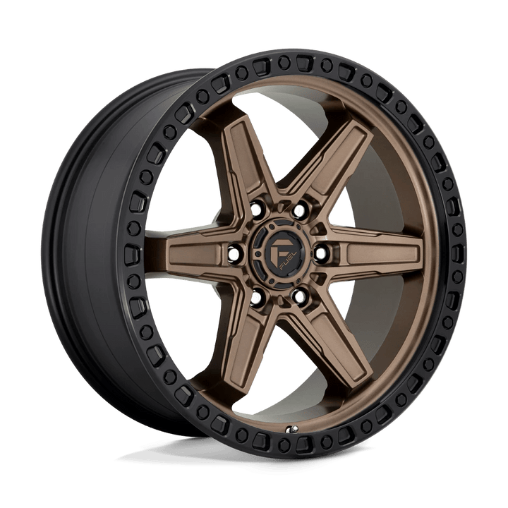 Fuel 1PC D699 KICKER Wheel | Matte Bronze Black Bead Ring