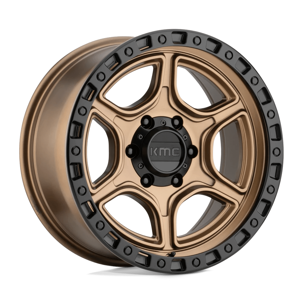 KMC KM539 PORTAL Wheel | Satin Bronze W/ Satin Black Lip