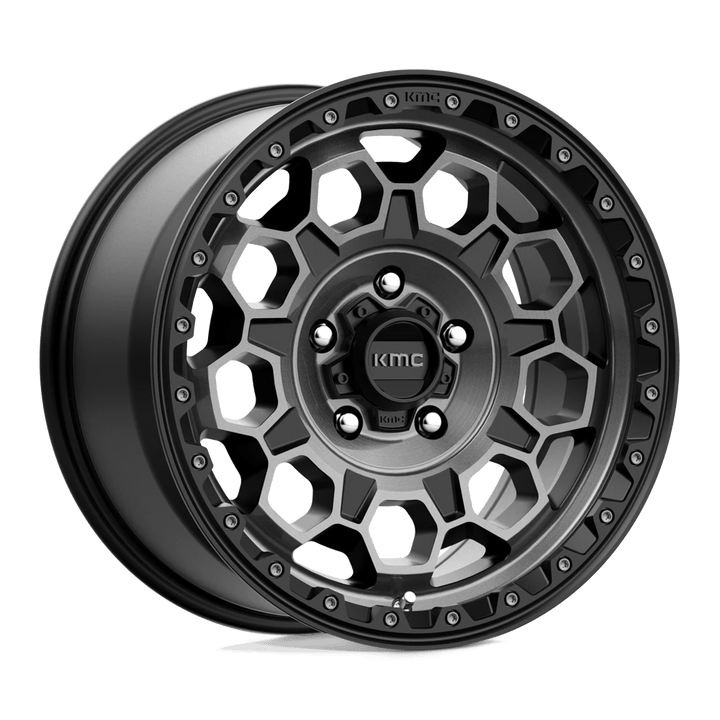 KMC KM545 TREK Wheel | Satin Black W/ Gray Tint