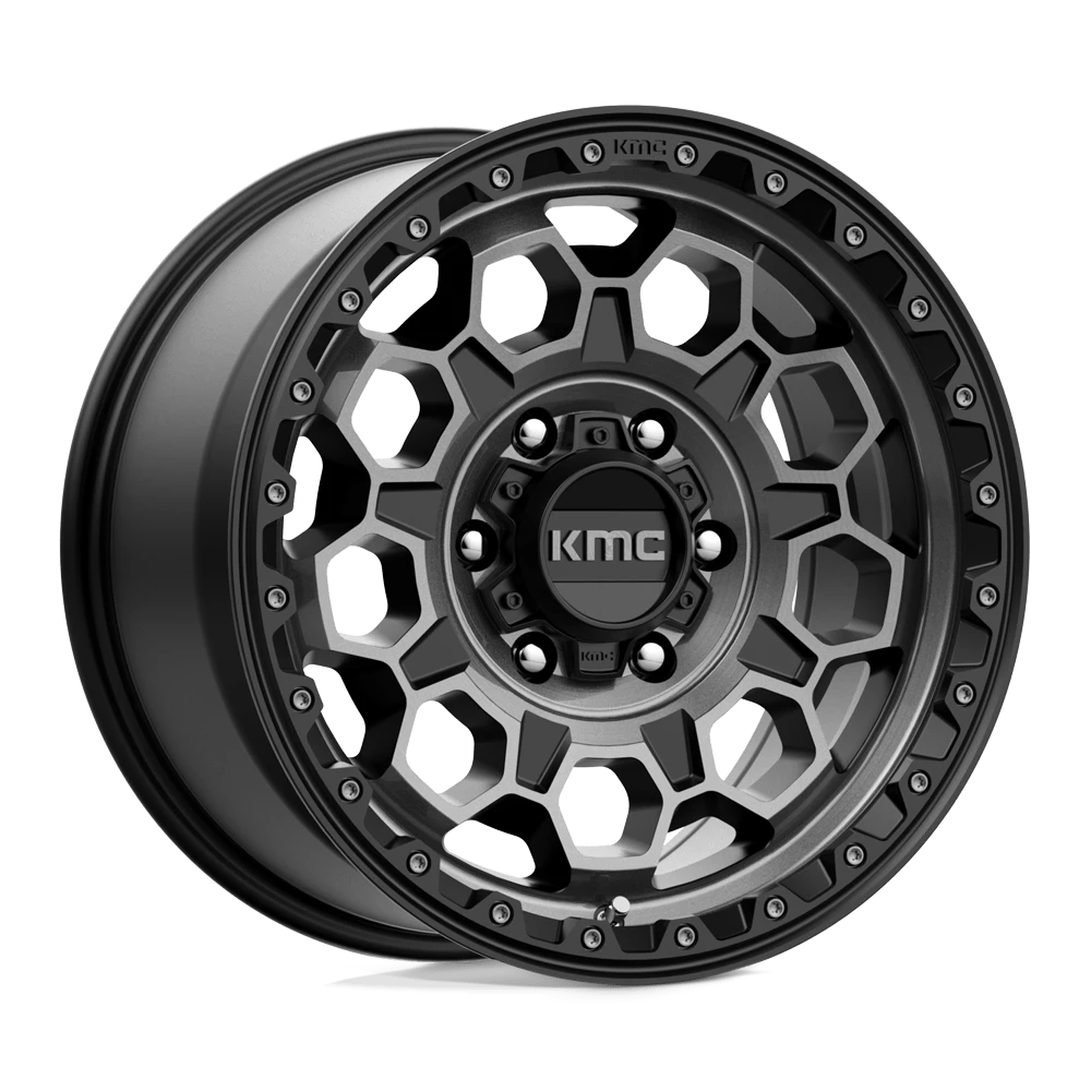KMC KM545 TREK Wheel | Satin Black W/ Gray Tint