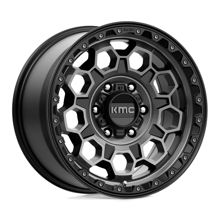 KMC KM545 TREK Wheel | Satin Black W/ Gray Tint
