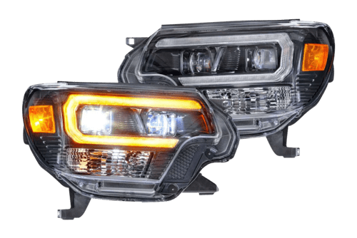 TOYOTA TACOMA (12-15) XB HYBRID LED HEADLIGHTS (AMBER DRL)