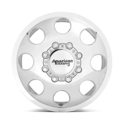 American Racing AR204 Baja Dually 16x6 Polished Wheel with 8x170 Bolt Pattern