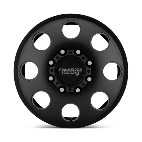 American Racing AR204 Baja Dually 16x6 Satin Black Wheel with 8x165.1 Bolt Pattern and +111 Offset