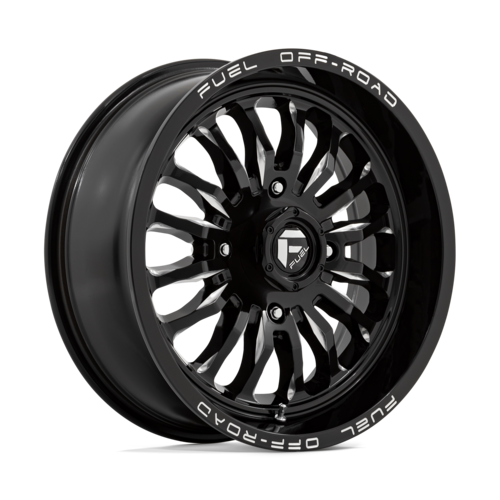 Fuel UTV ARC 18x7 Wheel with Gloss Black Milled Finish for D821 Model