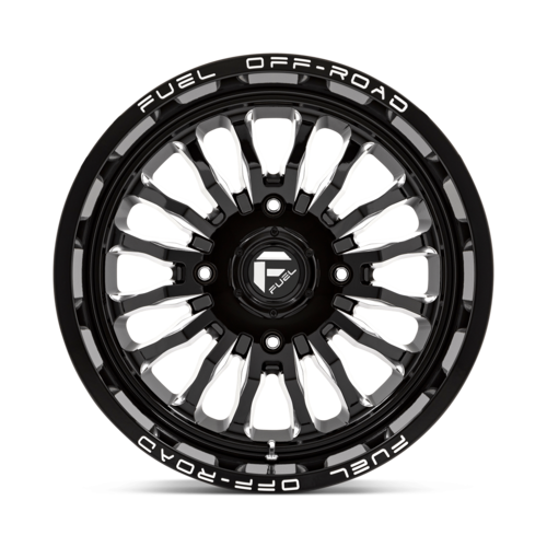Fuel UTV ARC 18x7 Wheel with Gloss Black Milled Finish for D821 Model