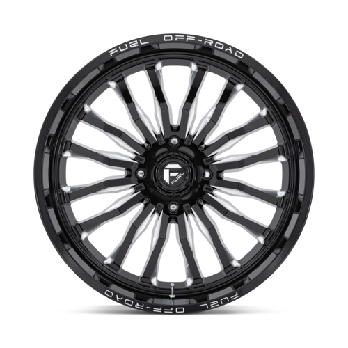 Fuel UTV ARC 24x7 Wheel with Gloss Black Milled Finish and 4x137 Bolt Pattern