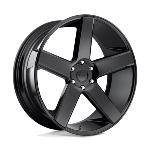 DUB 1PC S216 BALLER 22x9.5 Inch Gloss Black Alloy Wheel with 5x127 Bolt Pattern and +11 Offset