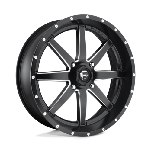 Fuel UTV D538 Maverick UTV 22x7 Matte Black Milled Wheel with 4x156 Bolt Pattern and +13 Offset