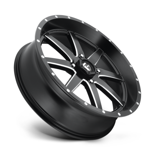 Fuel UTV MAVERICK UTV 16x7 Matte Black Milled Wheel with 4x110 Bolt Pattern and +13 Offset