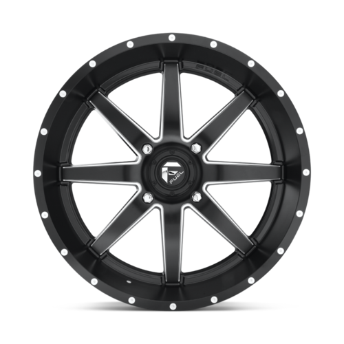 Fuel UTV MAVERICK UTV 16x7 Matte Black Milled Wheel with 4x110 Bolt Pattern and +13 Offset